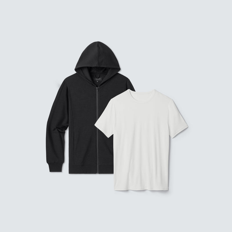 Men's Hoodie + T-Shirt Bundle