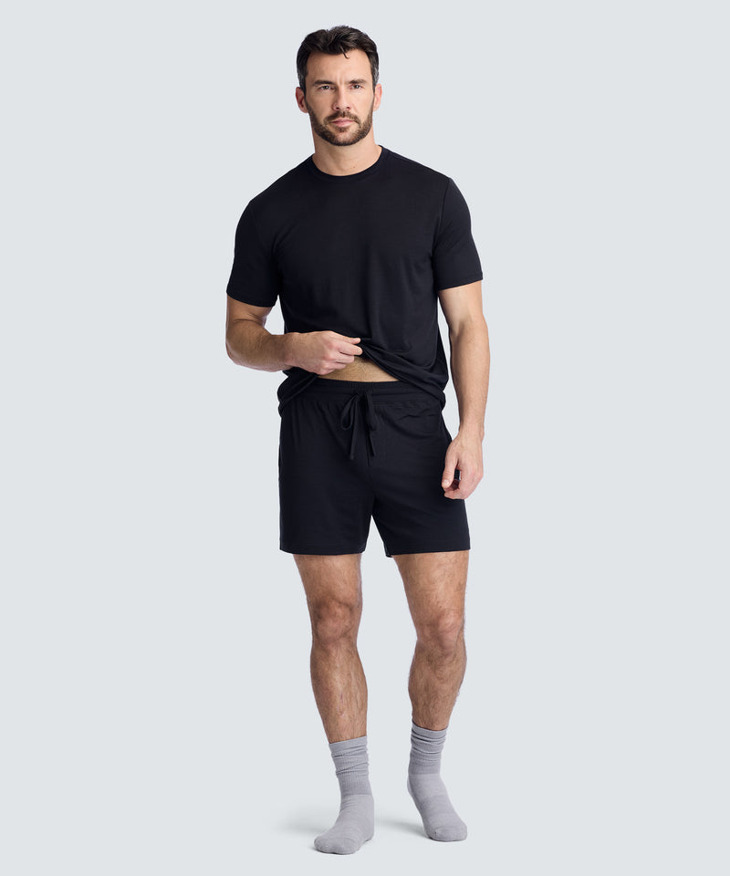 Men's Ultrafine Sleep T-Shirt + Shorts Bundle