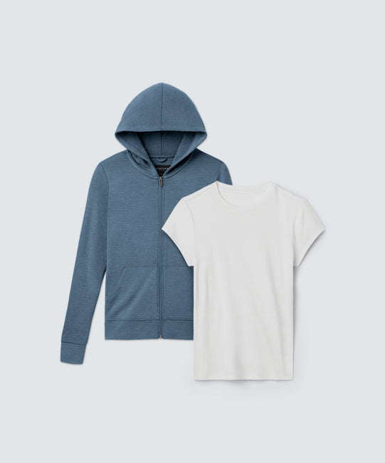 Women's Hoodie + T-Shirt Bundle