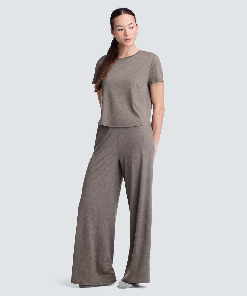 Women's Ultrafine Sleep Top + Bottom