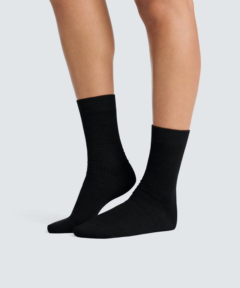 Women's Rib Socks // 3 Pack