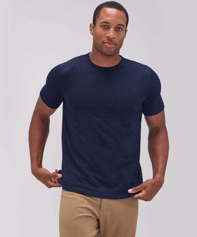 Men's Merino Crew Neck T-Shirt