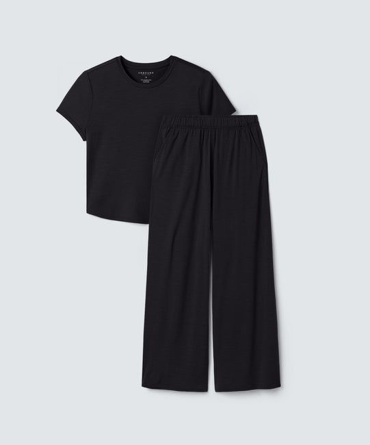 Women's Sleep Top + Bottoms Bundle